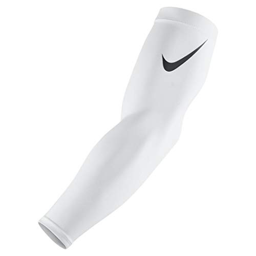 NIKE Pro Dri FIT 30 Arm Sleeves White  Adult L XL
