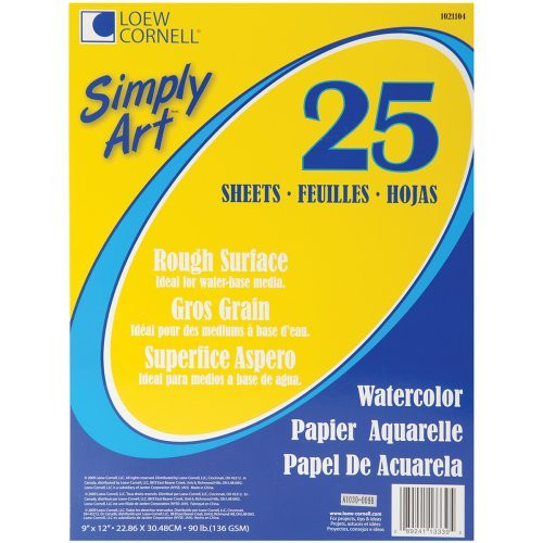 Loew-Cornell 1021104 Simply Art Watercolor Pads