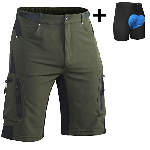 Ally Mens MTB Mountain Bike Short Bicycle Cycling Biking Riding Shorts Cycle Wear Relaxed Loose fit