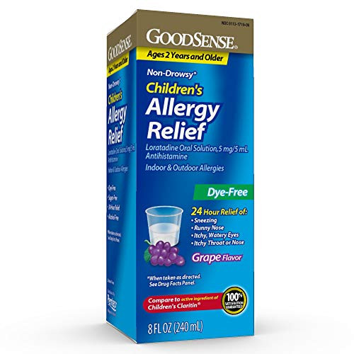 GoodSense Childrens Allergy Relief Loratadine Oral Solution 5 mg 5 mL