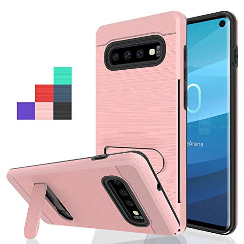Wtiaw for Galaxy S10 CaseSamsung Galaxy S10 CaseGalaxy S10 Phone Cases TPU PC Material 1 Card Slots Holder Shockproof Kickstand Hybrid Dual Layer Defender Case for Galaxy S10 CZ Rose Gold Wtiaw for Galaxy S10 CaseSamsung Galaxy S10 CaseGalaxy S10 Phone Cases TPU PC Material 1 Card Slots Holder Shockproof Kickstand Hybrid Dual Layer Defender Case for Galaxy S10 CZ Rose Gold