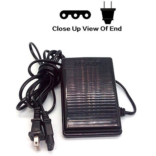 HONEYSEW Foot Control Pedal   Cord 033770217 for JANOME 644D 734D Viking HUSKYSTAR