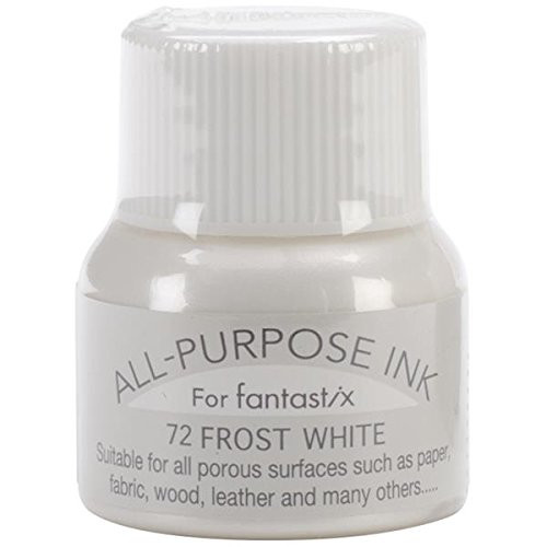 Tsukineko 0.5-Fluid-Ounce All Purpose Ink, Frost White