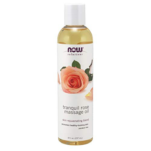 NOW Solutions Tranquil Rose Massage Oil Body Moisturizer for Dry Sensitive Skin Promotes Healthy Looking Skin 8 Ounce NOW Solutions Tranquil Rose Massage Oil Body Moisturizer for Dry Sensitive Skin Promotes Healthy Looking Skin 8 Ounce