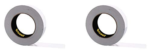 Brixwell 2 Rolls   Aluminum Foil Tape 1 1 2 Inch x 50 Yards Multi Purpose Professional Grade Made in USA