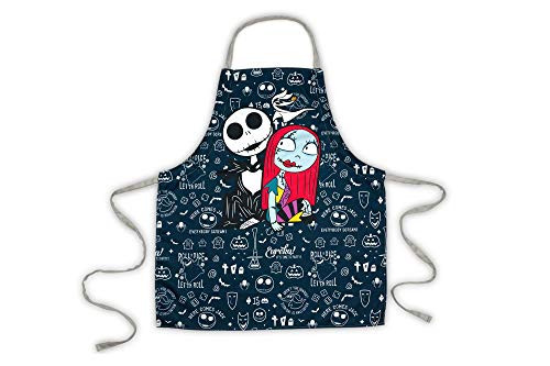 Underground Toys Nightmare Before Christmas Apron with Jack   Sally and Adjustable Straps