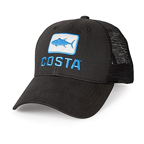 Costa XL Trucker Hat Tuna Black   Black