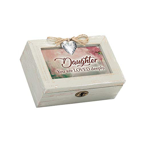 Cottage Garden Daughter You are Loved Deeply Petite Wood Distressed Locket Music Box Plays Wind Beneath My Wings Cottage Garden Daughter You are Loved Deeply Petite Wood Distressed Locket Music Box Plays Wind Beneath My Wings