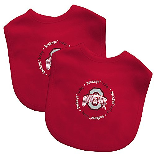 Baby Fanatic Team Color Bibs Ohio State University 2 Count