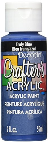 DecoArt Crafter s Acrylic Paint 2 Ounce Truly Blue