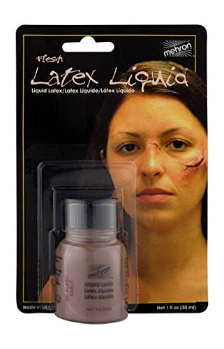 Mehron Makeup Liquid Latex  1 oz   Dark Flesh