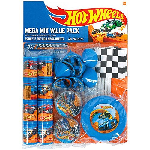 American Greetings Hot Wheels Party Favor Value Pack