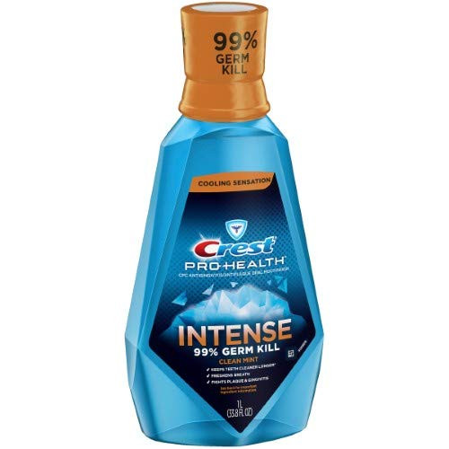 Crest Pro Health Intense Mouthwash Antigingivitis Antiplaque  Pack of 2