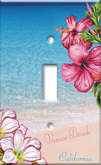 Art Plates - Venice Flowers Switch Plate - Outlet Cover