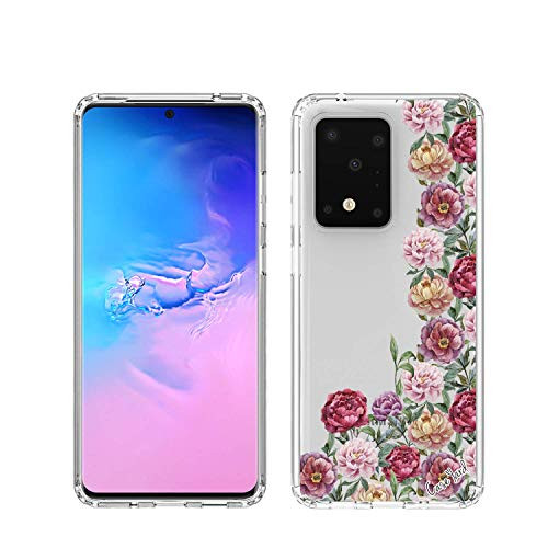 CaseYard Samsung Galaxy S20 Plus Case   S11 Case Anti Scratch Clear Case with Hard PC Shield Soft TPU Bumper Designed for Galaxy S20  5G S11 67   2020    Purple Botanics
