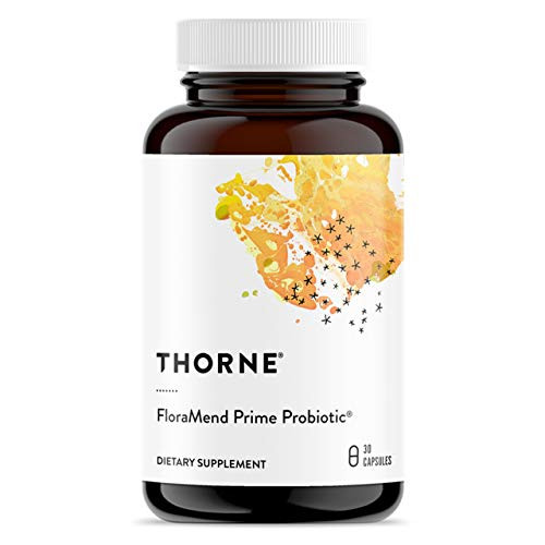 Thorne Research   FloraMend Prime Probiotic   Shelf Stable and Stomach Acid Resistant Probiotic Blend   30 Capsules