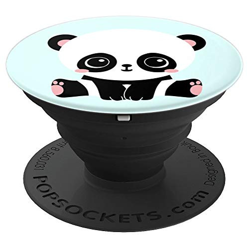 Cute Panda Cub Turquoise Pop Socket Love Adorable Animals PopSockets Grip and Stand for Phones and Tablets Cute Panda Cub Turquoise Pop Socket Love Adorable Animals PopSockets Grip and Stand for Phones and Tablets