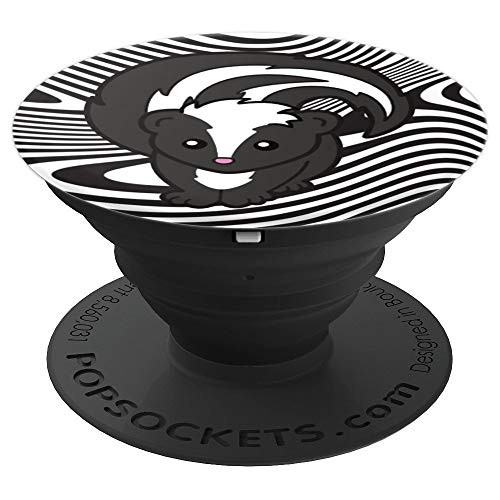Cute Skunk Gift PopSockets Grip and Stand for Phones and Tablets