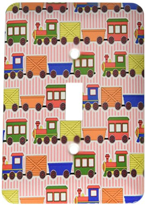 3dRose lsp 25428 1 Cute Train Print Primary Red Stripe Background Toggle Switch Multi Color 3dRose lsp 25428 1 Cute Train Print Primary Red Stripe Background Toggle Switch Multi Color