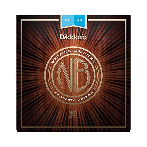 D Addario Nickel Bronze Acoustic Guitar Strings Light