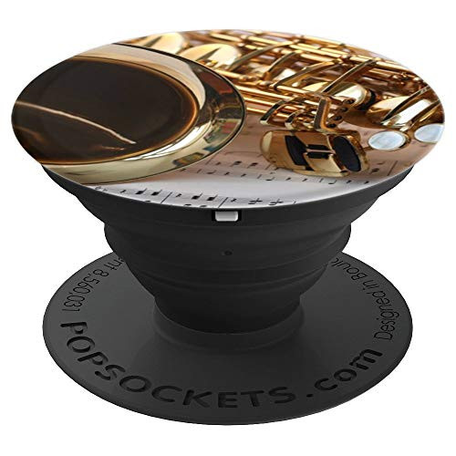 Saxaphone Gifts Sax Keys Musician PopSockets Grip and Stand for Phones and Tablets