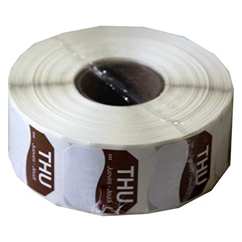 DayMark Day of The Week 1 x 1 Removable Label THU Roll of 1000 DayMark Day of The Week 1 x 1 Removable Label THU Roll of 1000