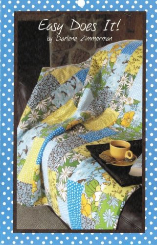 Easy Does It Quilt Pattern, Fat Quarter Friendly, 3 Size Options