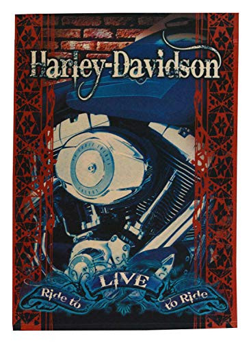 Harley Davidson  Ride to Live Live to Ride  Garden Flag 125 x 18 inches