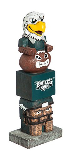 Team Sports America NFL Philadelphia Eagles 12 Inch Tiki Totem Team Sports America NFL Philadelphia Eagles 12 Inch Tiki Totem