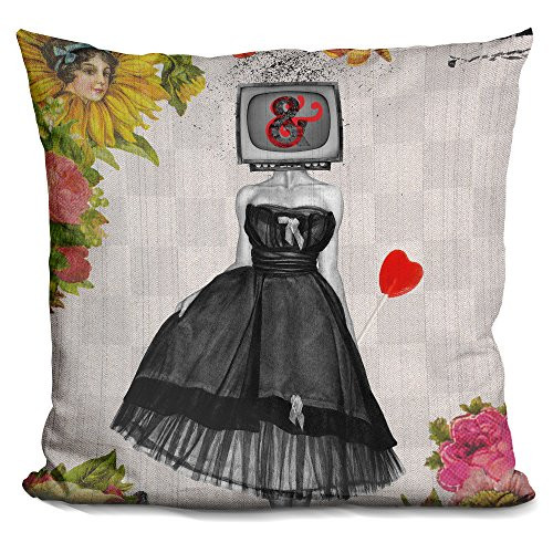 LiLiPi Candy Girl Decorative Accent Throw Pillow