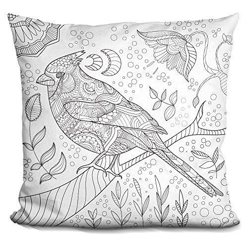 LiLiPi Bird Decorative Accent Throw Pillow