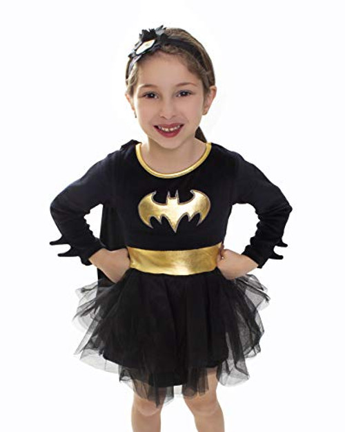 DC Comics Batgirl Baby Girls Costume Dress   Superhero Multicolor Size 2T