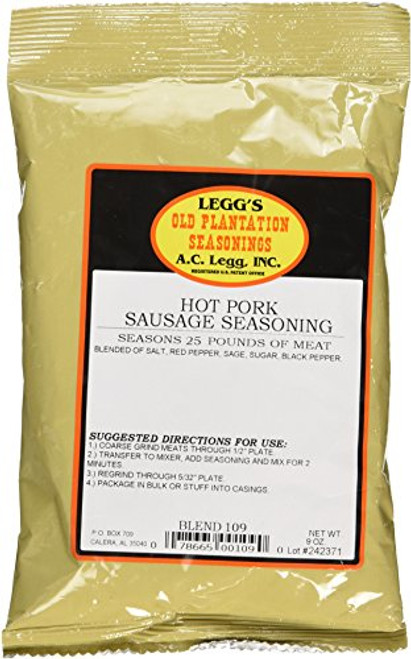 AC Legg INC Hot Pork Sausage Seasoning AC Legg INC Hot Pork Sausage Seasoning