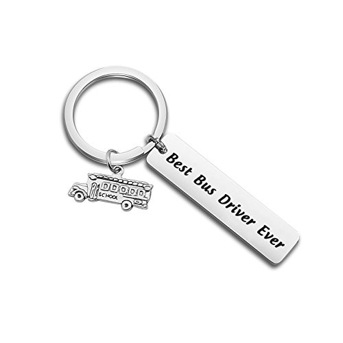 TGBJE Bus Driver Gift School Bus Driver Keychain Best Bus Driver Ever Thank You for Keeping Me Safe Keychain End of Year Gift Bus Driver Keychain TGBJE Bus Driver Gift School Bus Driver Keychain Best Bus Driver Ever Thank You for Keeping Me Safe Keychain End of Year Gift Bus Driver Keychain