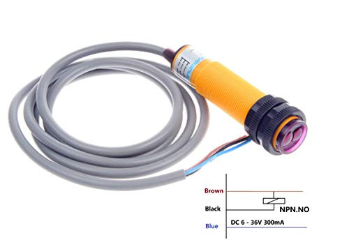 NOYITO E18 D50NK Diffuse Reflection Infrared Obstacle Avoidance Sensor Induction Distance 0 50cm Adjustable 6 36V Proximity Sensors   NPN NO