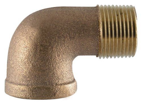 LDR Industries 323 SE90-38 90 Degree Low Lead Street Elbow, 3/8"