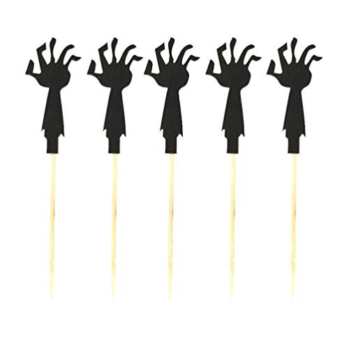 TOYANDONA 5Pcs Zombie Hand Cake Toppers Halloween Horror Party Cupcake Picks Cupcake Toppers Halloween Cake Decoration Party Supplies