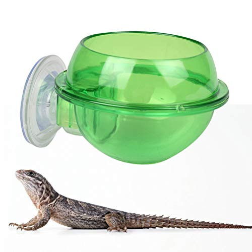 POPETPOP Suction Cup Reptile Feeder Reptiles Ledge Accessories Supplies Translucent Anti Escape Dish for Chameleon Tortoise Gecko Snakes Iguana Lizard POPETPOP Suction Cup Reptile Feeder Reptiles Ledge Accessories Supplies Translucent Anti Escape Dish for Chameleon Tortoise Gecko Snakes Iguana Lizard