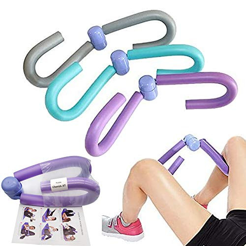 Thigh Toner Compact Thigh Exerciser Master Trimmer leg exerciser Thigh Master Butt Leg Arm Toner Thigh Trimmer Leg Exerciser Thigh Master Workout Tone Home Gym Equipment for Fitness  Purple