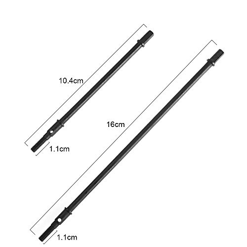 Steel Rear Axle CVD Drive Shafts For 1 10 RC Axial Wraith 90018 90048 RR10