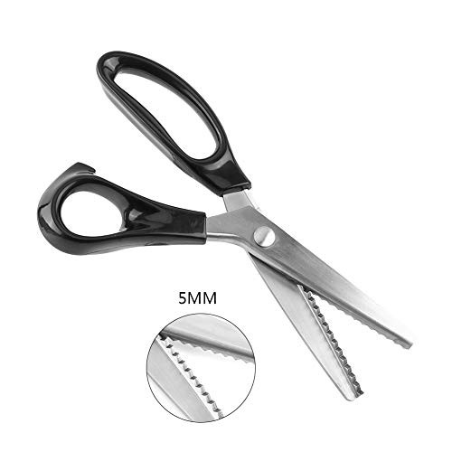 KSTE Fabric Decorative Scalloped Triangle Edge Pinking Shears Scissors Clipper 3 5 7mm
