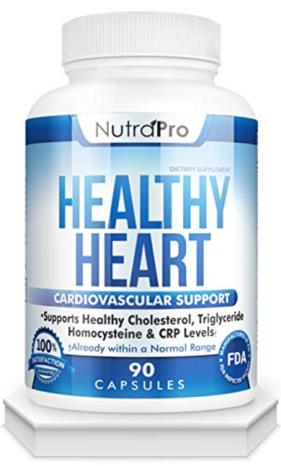 Healthy Heart   Heart Health Supplements Artery Cleanse   Protect Supports Cholesterol and Triglyceride Balancing GMP Certified