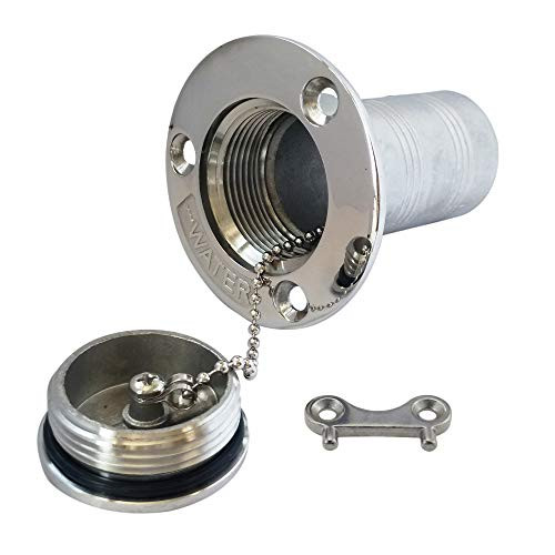 NRC XRC New Casting 1 1 2  38mm  Boat Water Deck Fill Filler with Key Cap Water Marine 316 Stainless Steel Hardware for Boat Yacht Caravan