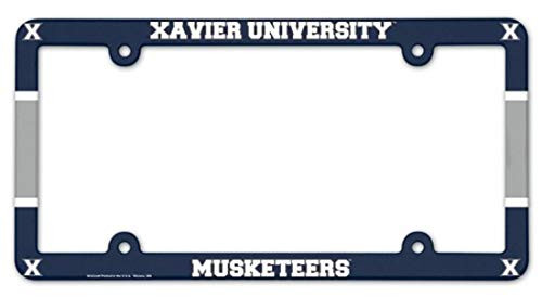 WinCraft Xavier Musketeers Plastic License Plate Frame