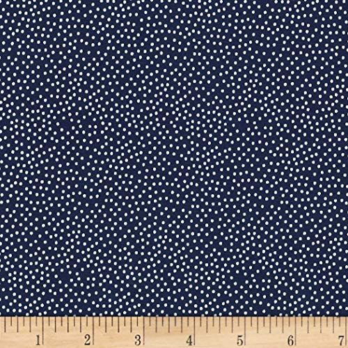 Michael Miller Garden Pindot Fabric Ink Fabric By The Yard