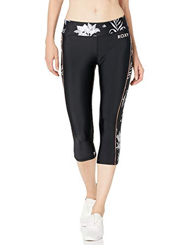 Roxy Junior s Spy Game Capri Pant true black full BICOLYS S