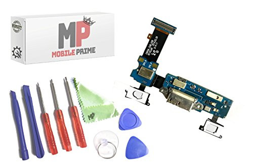 MobilePrime Charging Port Replacement Kit Compatible for Samsung Galaxy S5 G900A Including Repair Tools MobilePrime Charging Port Replacement Kit Compatible for Samsung Galaxy S5 G900A Including Repair Tools