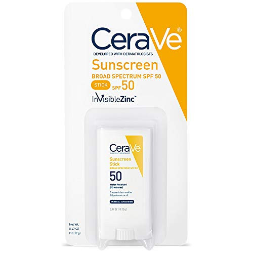 CeraVe Sunscreen Stick SPF 50 047 Ounce Mineral Sunscreen for Kids Adults Packaging May Vary CeraVe Sunscreen Stick SPF 50 047 Ounce Mineral Sunscreen for Kids Adults Packaging May Vary