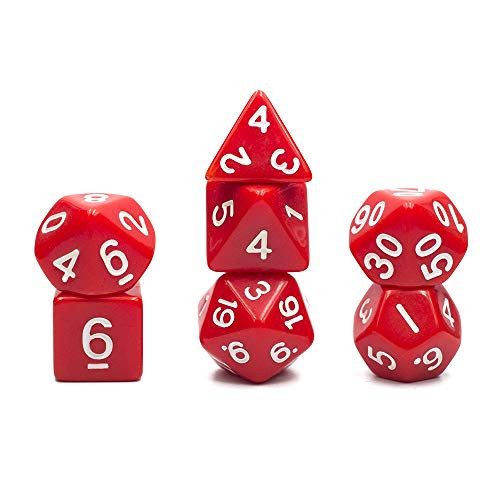 Polyhedral DND Dice Sets 7 Die Dice for Dungeons and Dragons Pathfinder DND RPG MTG Table Gaming Dice Dungeons and Dragons DND RPG MTG Table Games