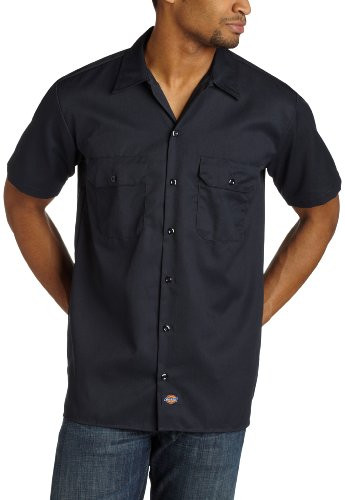 Dickies Men s Big Tall Short Sleeve Work ShirtDark Navy3T